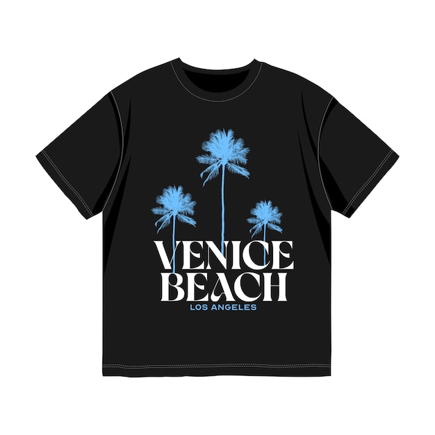 Diseños de camisetas streetwear de venice beach