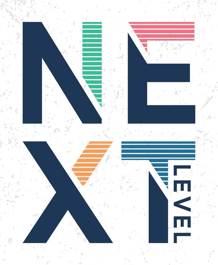 Vector diseños de carteles de tipografía de siguiente nivel