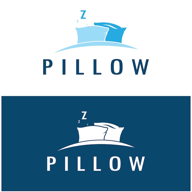 Diseños creativos de logotipos para almohadas mantas sábanas y camas dormir zzz reloj luna y estrellas