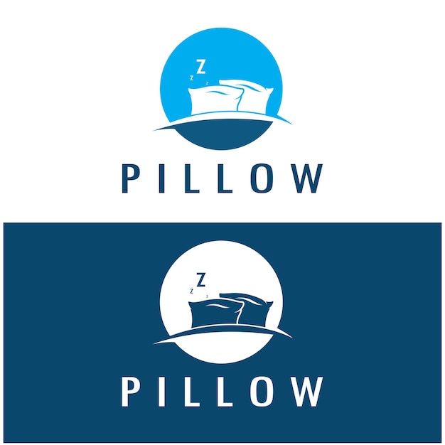 Diseños creativos de logotipos para almohadas mantas sábanas y camas dormir zzz reloj luna y estrellas