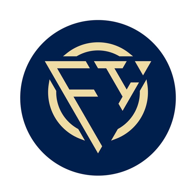Diseños creativos sencillos de logotipos de monograma inicial FI