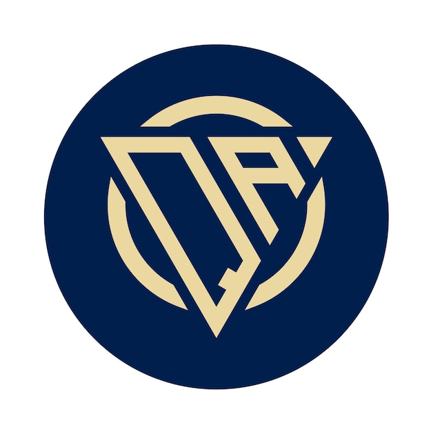 Diseños creativos y sencillos de logotipos QA con monograma inicial