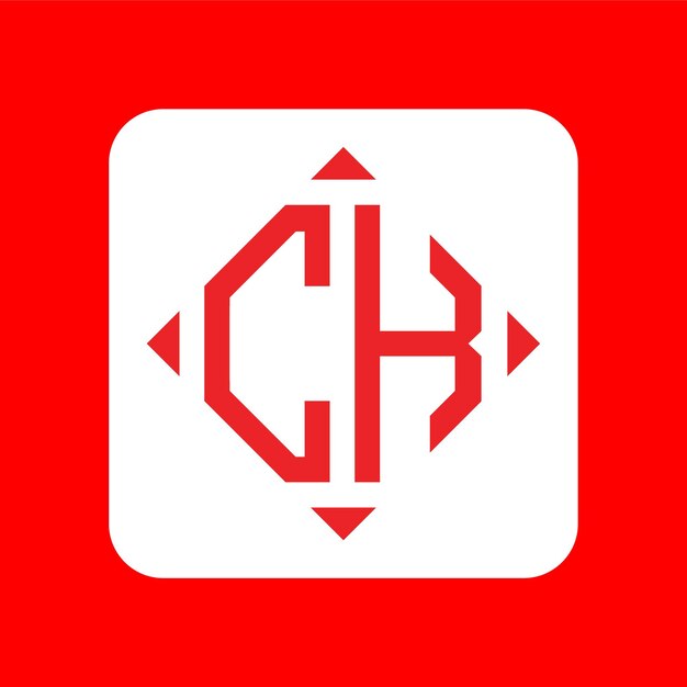 Diseños creativos simples del logotipo del monograma inicial CK