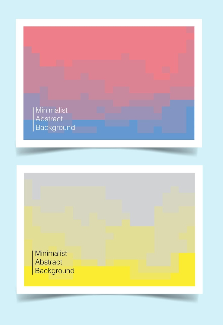 Vector diseños de cubiertas geométricas de gradiente abstracto