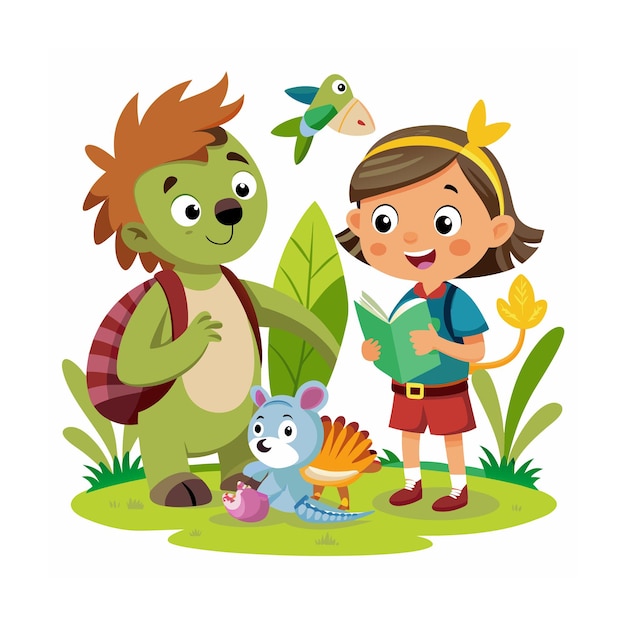 Diseños dibujados a mano al estilo de dibujos animados