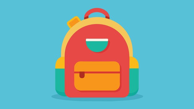 Diseños de dibujos animados vectoriales para bolsas escolares para aventuras de aprendizaje de moda