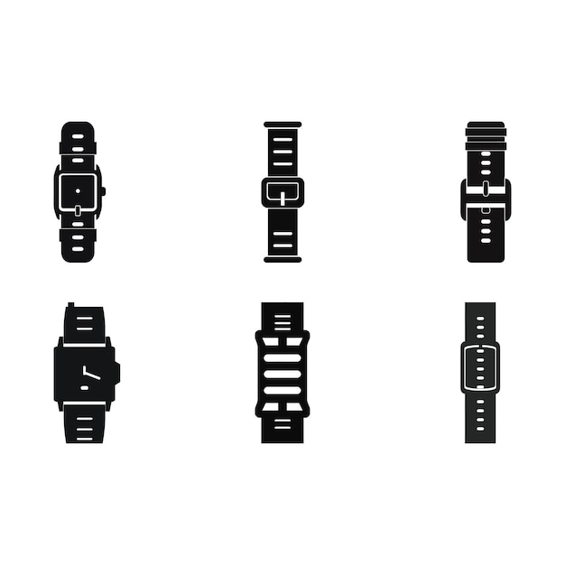 Diseños elegantes de correas de reloj en blanco y negro para cada estilo