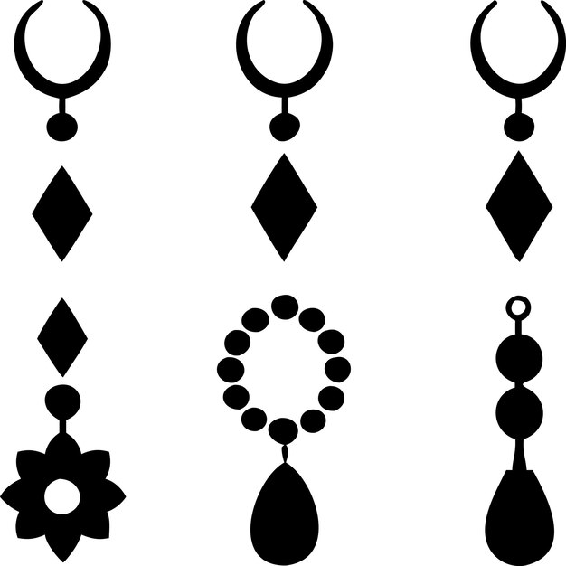 Diseños elegantes de pendientes