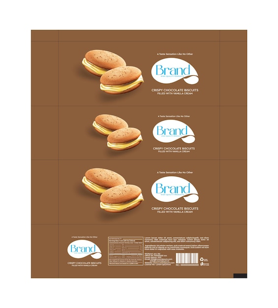 Diseños de envases de primera calidad para cada galleta