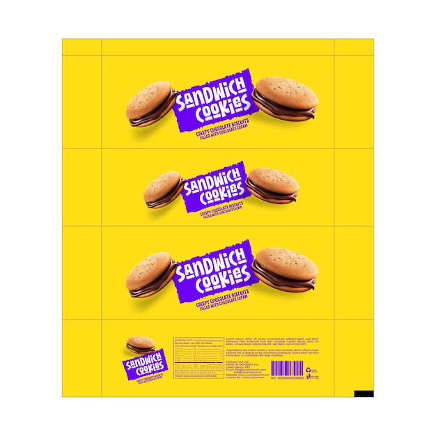 Diseños de envases de primera calidad para cada galleta