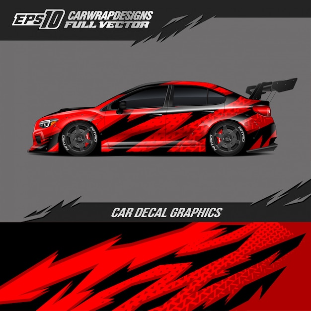 Diseños de envoltura de automóviles para automóviles de carreras
