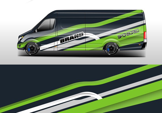 Diseños de envoltura de automóviles.