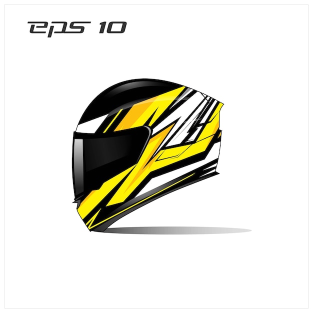 Diseños de envoltura de calcomanía de casco vector casco de librea motocicleta casco deportivo diseños de librea casco