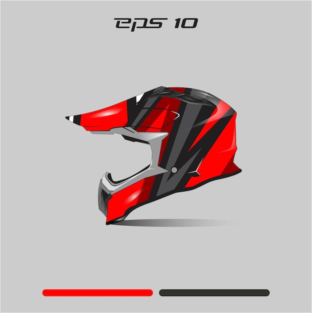 Vector diseños de envoltura de calcomanía de casco vector livery casco motocicleta sport gris andred