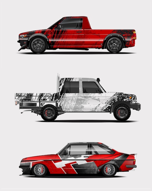 Diseños de envoltura de coches de carreras para su vehículo