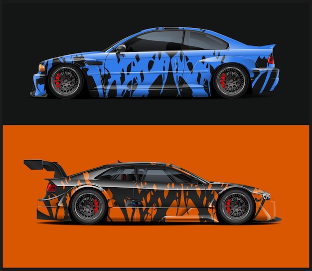 Diseños de envoltura para coches de carreras