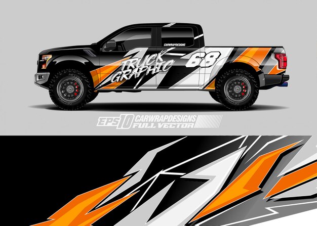 Diseños de envolturas de autos de carreras