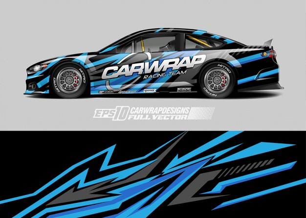 Diseños de envolturas de autos de carreras