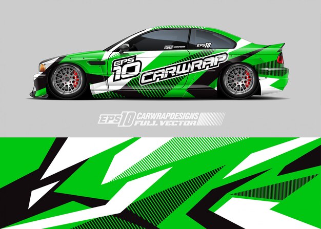 Diseños de envolturas de autos de carreras