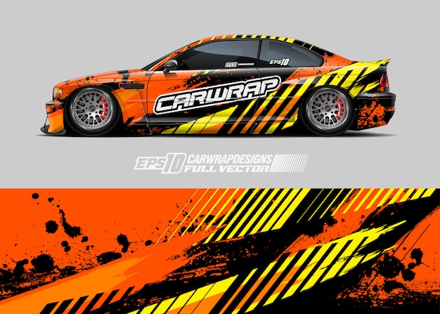 Diseños de envolturas de autos de carreras