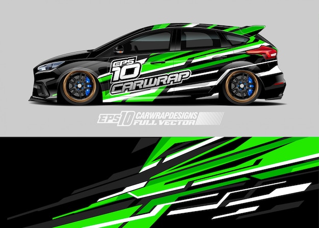 Diseños de envolturas de autos de carreras