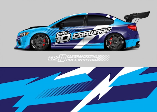 Diseños de envolturas de autos de carreras