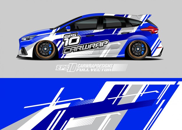 Diseños de envolturas de autos de carreras