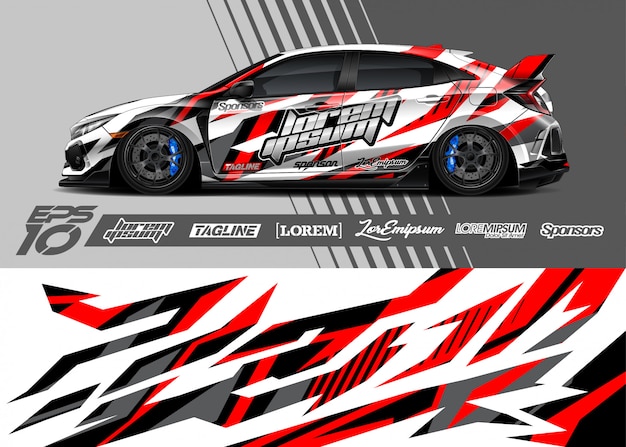 Diseños de envolturas de autos deportivos