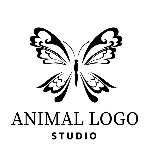 Diseños de estudio de logotipos de animales.