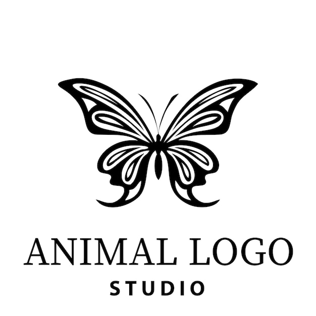 Diseños de estudio de logotipos de animales.