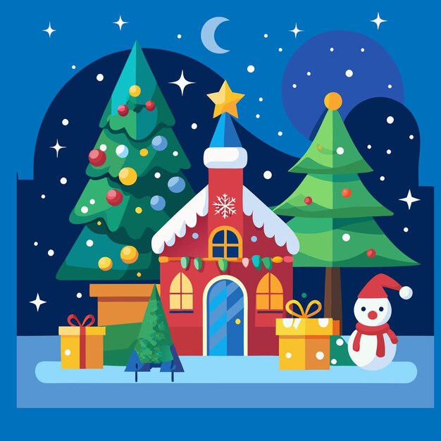 Diseños festivos Cómo crear y usar ilustraciones vectoriales navideñas