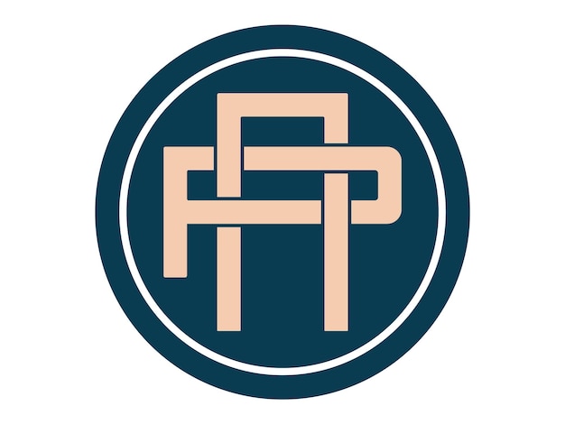 Diseños iniciales del logotipo AP del monograma
