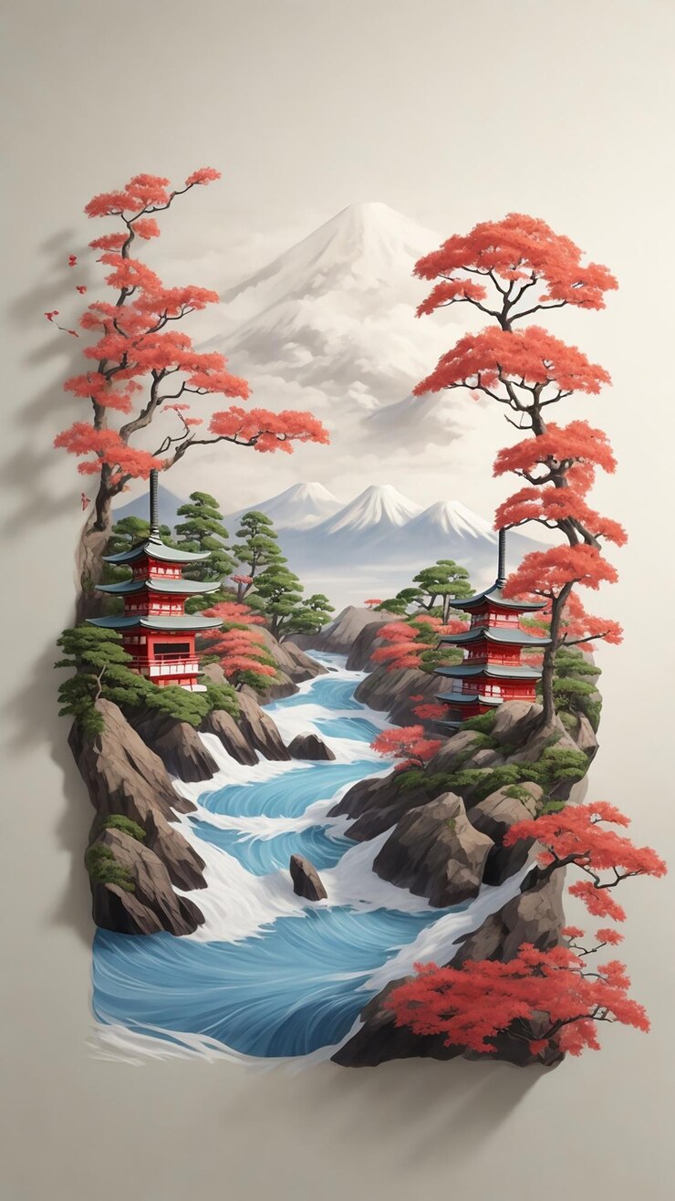 Diseños japoneses sencillos para camisas.