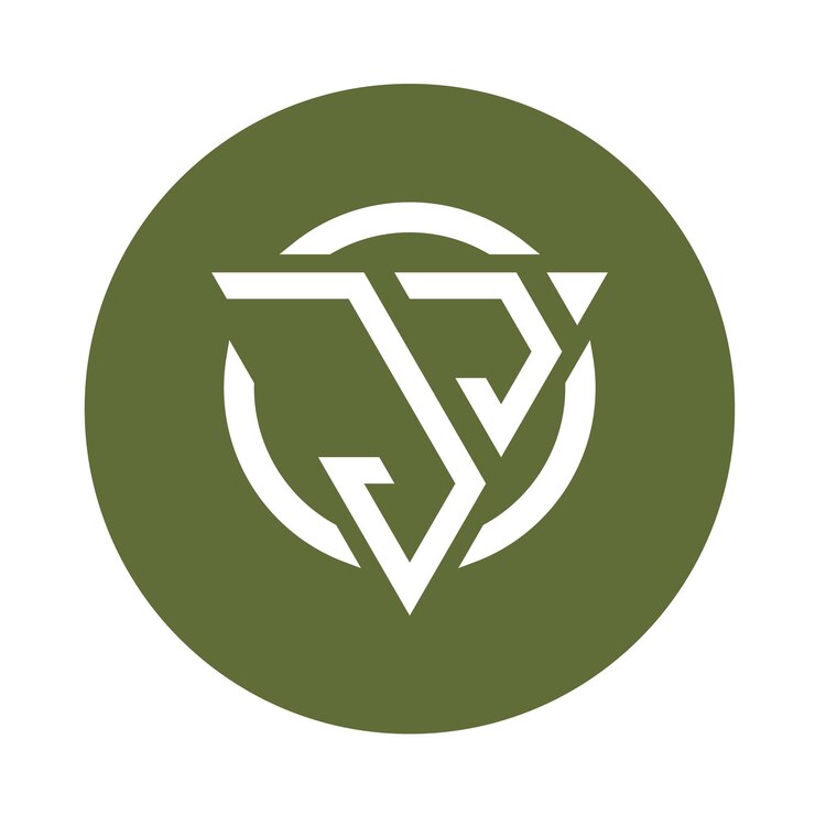 Vector diseños de logotipo jj monograma inicial simple creativo