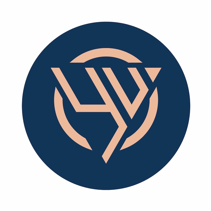Vector diseños de logotipo yu de monograma inicial simple y creativo