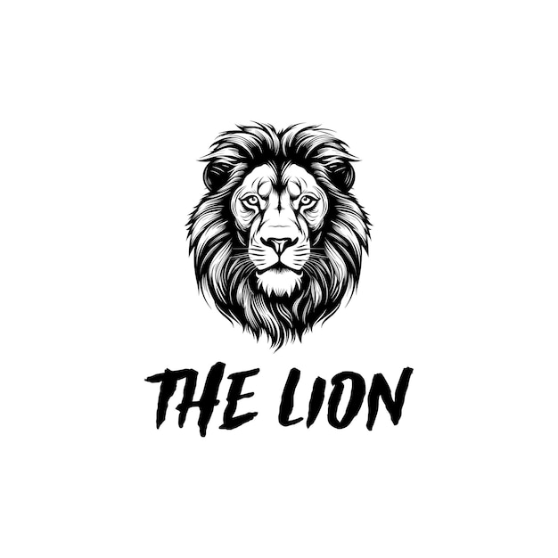 Diseños de logotipos de animales y vida silvestre de vectores de león