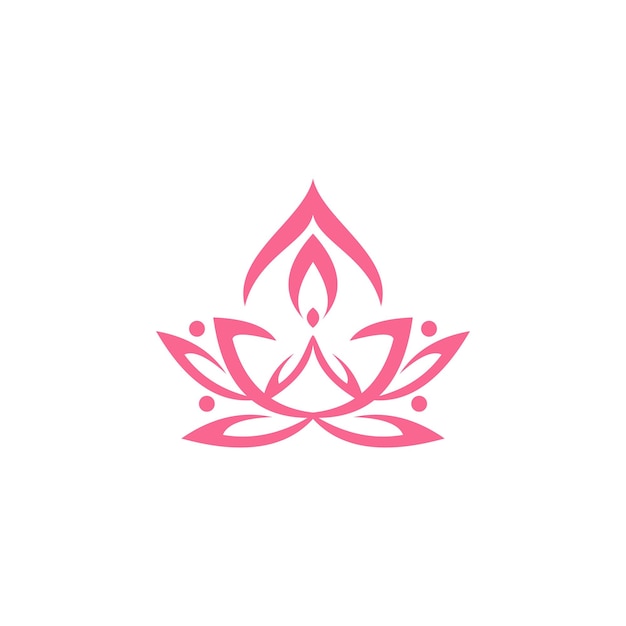 Diseños de logotipos de bienestar de yoga