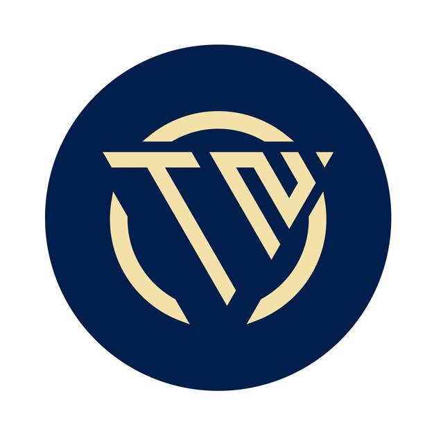 Diseños de logotipos creativos sencillos de monograma inicial TN