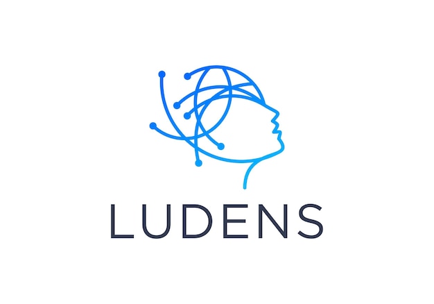 diseños de logotipos de tecnología de lluvia de ideas