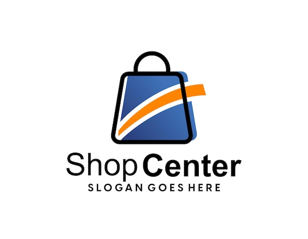 Diseños de logotipos de tiendas en línea concepto vector diseños de logotipos de tiendas en línea