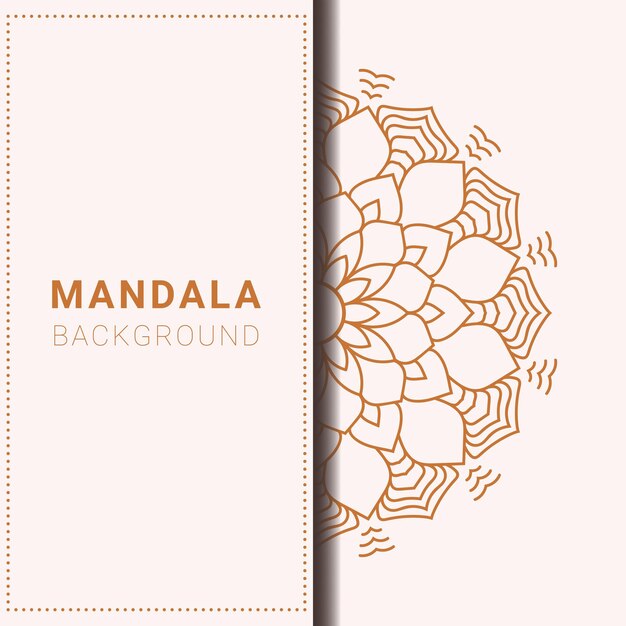 Diseños de Mandala para invitaciones de boda Colorear libros y tarjetas de felicitación Elegante