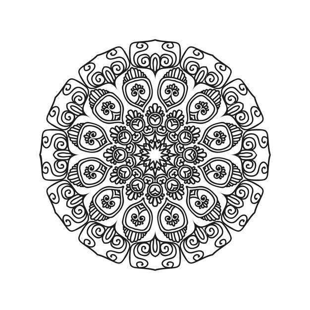 Diseños de mandala Nuevo fondo de arte de mandala