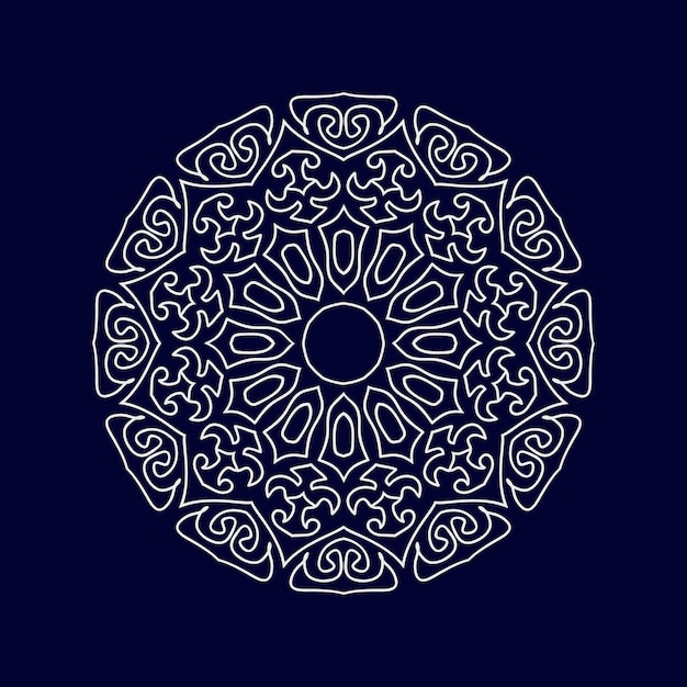 Diseños de mandala Nuevo fondo de arte de mandala
