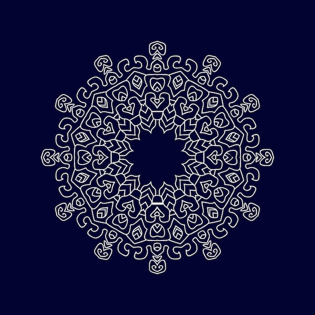 Diseños de mandala Nuevo fondo de arte de mandala
