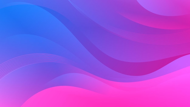 Diseños de ondas de gradiente abstractos para un aspecto único y vibrante