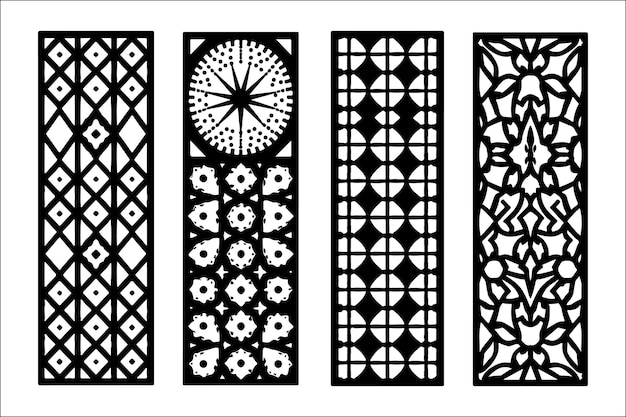 Diseños de paneles cortados por láser