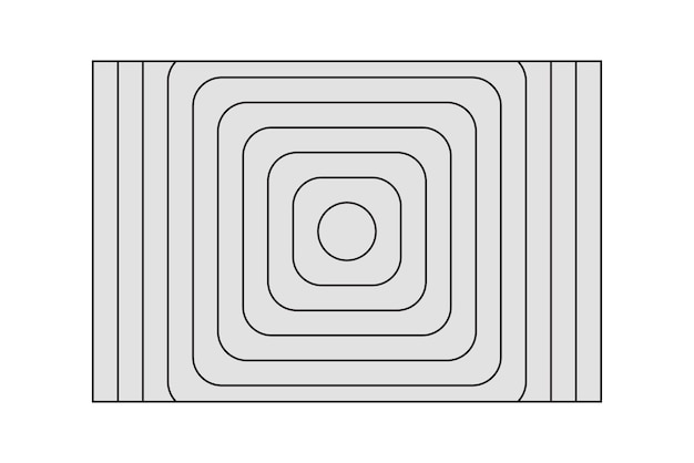Diseños de patrones de arte lineal con un estilo simple y minimalista decente