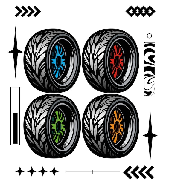 Diseños personalizados de ruedas de automóviles