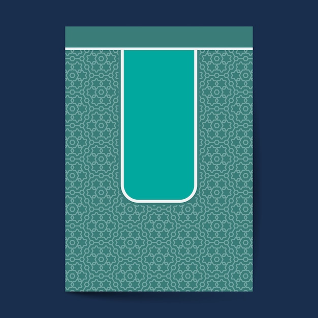 Diseños de portada de página de patrón de adorno para el diseño de plantilla de libro de menú de boda
