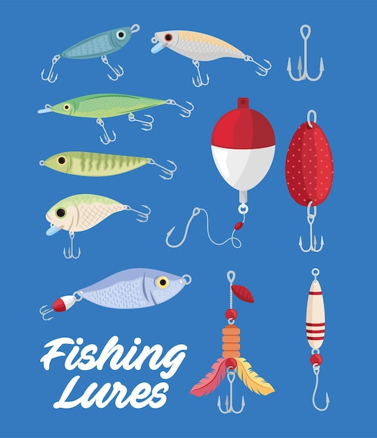 Diseños de señuelos de pesca